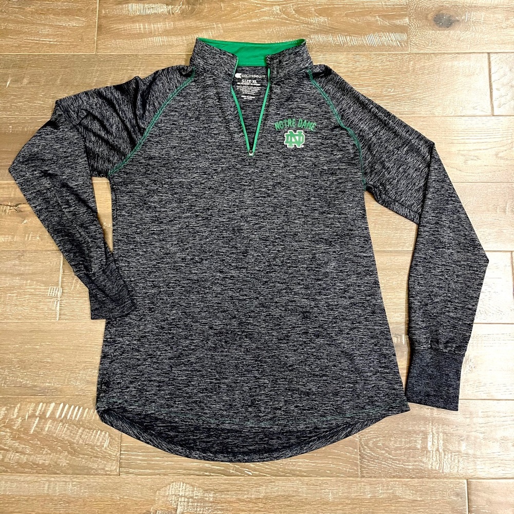 Colosseum Women’s High-Low Notre Dame Top SZ XL